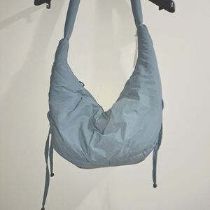 Street Level Isla Puffy PUFFER Bag w/ Interlaced Side Panels